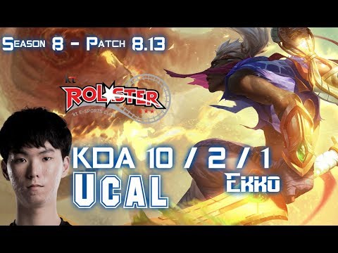 KT Ucal EKKO vs VLADIMIR Mid - Patch 8.13 KR Ranked