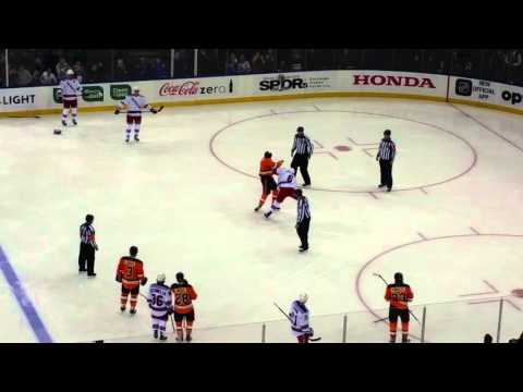 NY Rangers Mcilrath vs Simmonds Fight