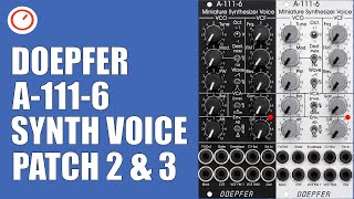 Video thumbnail for Doepfer A-111-6 Analog Eurorack Synth Voice - Patch 2 & 3: Juicy Sounds | SYNTH ANATOMY by SYNTH ANATOMY