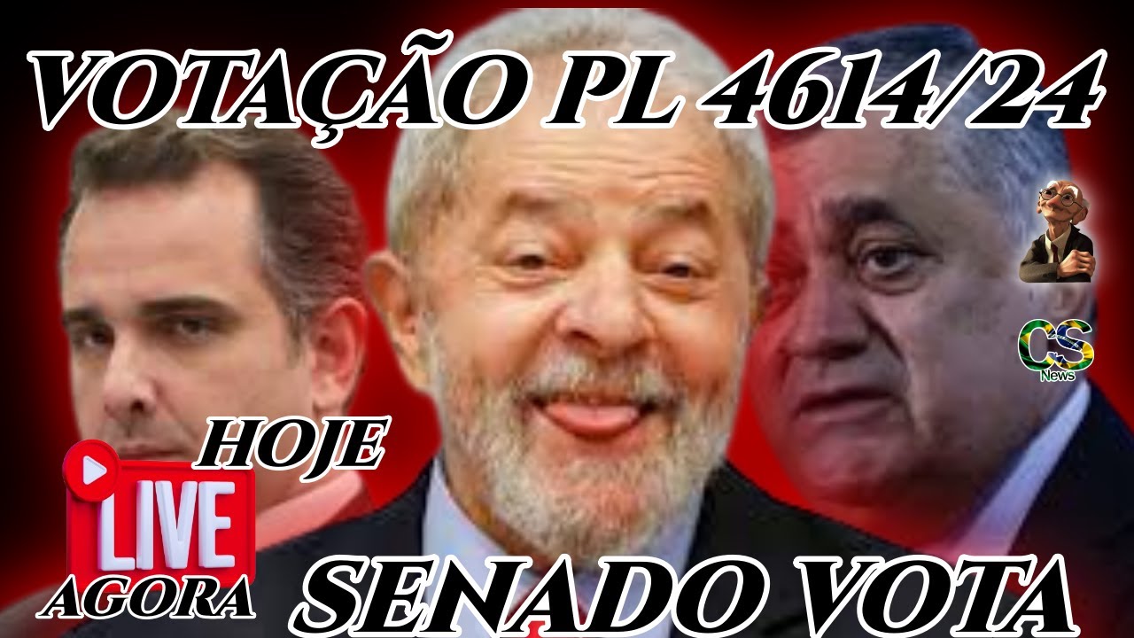 AO VIVO  -  SENADO VOTA A PL 4614 AINDA Á ESPERANÇA DE MELHORA!,