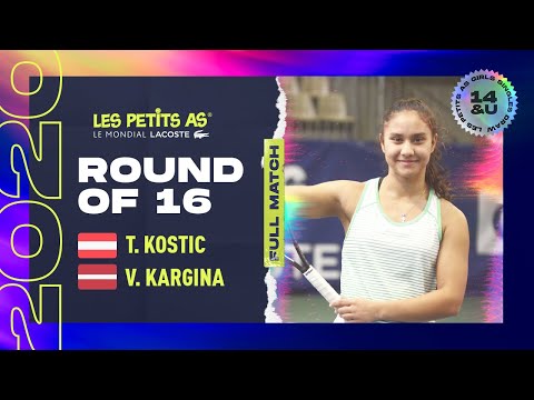 Les Petits As 2020 | Girls Round of 16 | Tamara Kostic vs. Valerija Maija Kargina