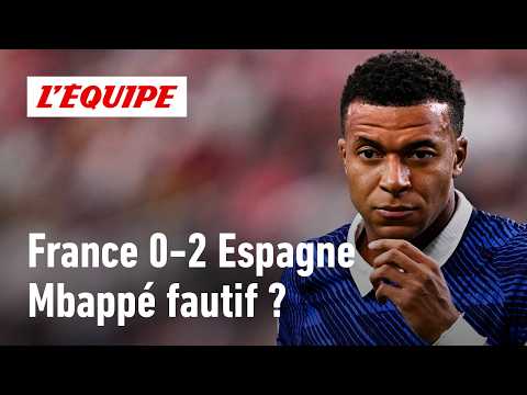 "Mbappé ne presse pas" : Le capitaine des Bleus est-il fautif contre l'Espagne ?