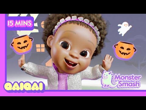 Dance with Qai Qai Compilation | 🎃 Halloween Dance Special for kids 👻 | #dancewithqaiqai | #qaiqai