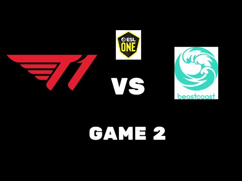 T1 vs Beastcoast - Intense Game. Esl One Fall Lower Bracket
