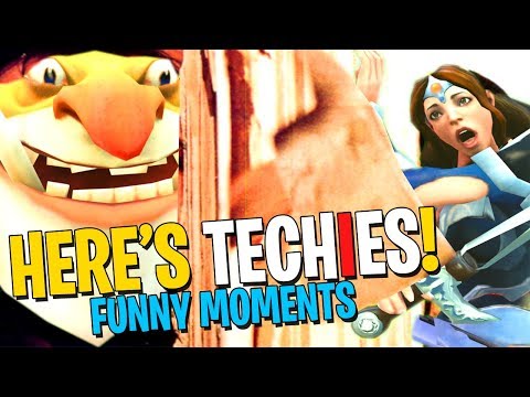 HERE'S TECHIES! - DotA 2 Funny Moments