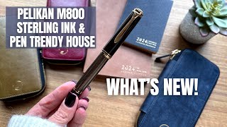 Pelikan M800 Writing Sample, Sterling Ink B6 Walkthrough & Gifted Pen Cases! Unboxing some supplies!