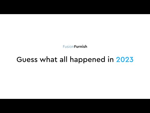 Let's celebrate the journey we've traveled. | Fusion Furnish