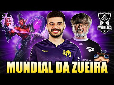 FIZERAM o BRASIL VIRAR TIKTOK de GRINGO - MUNDIAL DA ZUEIRA | Worlds 2025