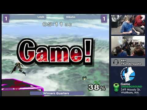 GUMI SSBM - Louis (Falco) vs. Kikoho (Marth) - Melee WQF