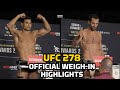 UFC 278 Weigh-In Highlights | MMA Fighting