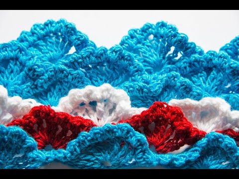 Modele de crosetat 11 - frunzulite in relief