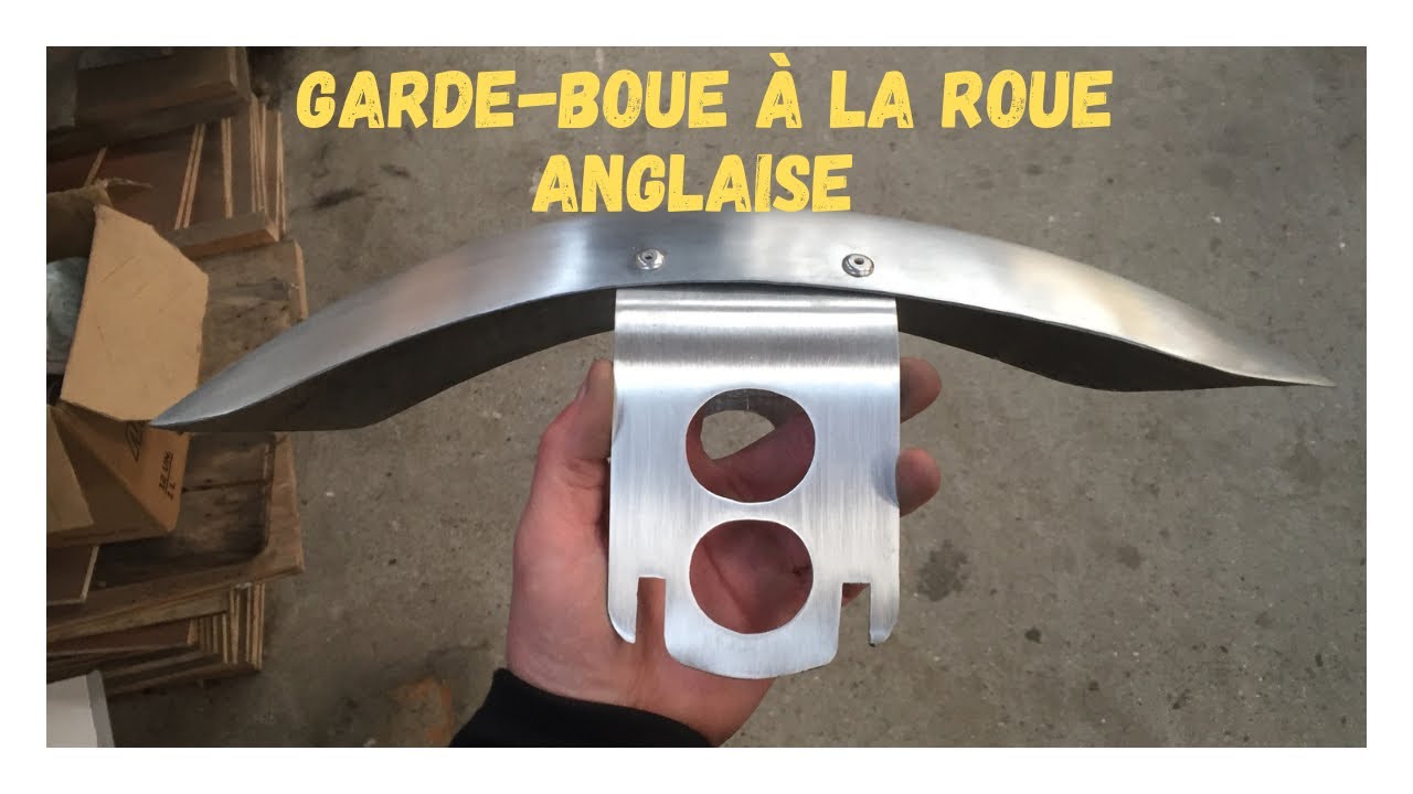 Fabrication d’un garde boue à la roue anglaise