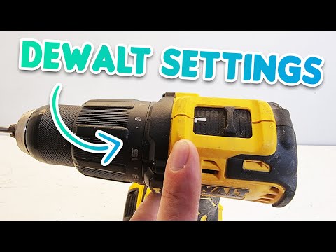 What Do The Settings On A DeWALT Drill Mean