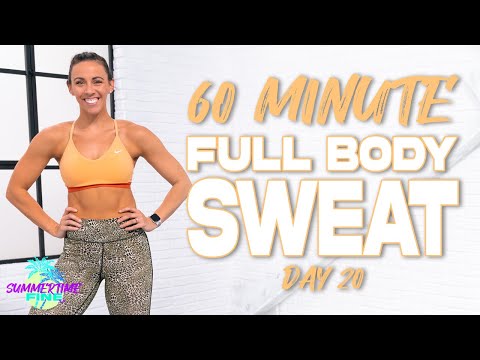 60 Minute Full Body Sweat Workout | Summertime Fine 3.0 - Day 20