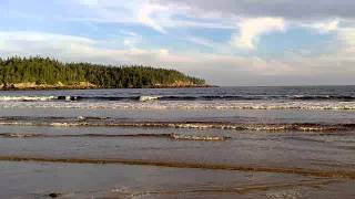 preview picture of video 'New Brunswick. New River Beach (plaja)'