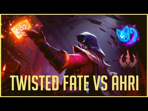 Shuffled Fate | Destroying Ahri & Getting Ganked Hard? | Twisted Fate vs Ahri | #658