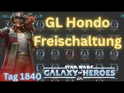Galactic Legend Hondo unlocked on day 1840 in SWGOH | Worst event ever?