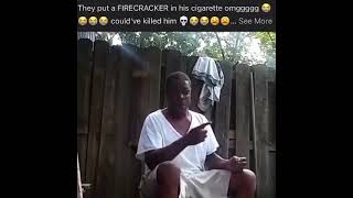 Stan Twitter- Man smoking a firecracker 🧨.