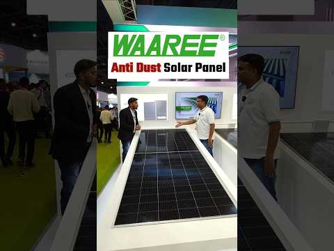 Waaree Launching Anti Dust Solar Panel In India #shorts #solarpanels #waaree #waareesolarpanel