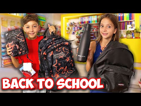 BACK TO SCHOOL , ANDIAMO A COMPRARE TUTTO IL MATERIALE SCOLASTICO ! VLOGVI!