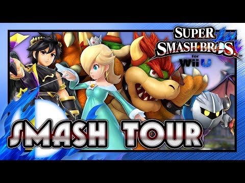 Super Smash Bros. Wii U - Smash Tour! (4 Player) 60 FPS