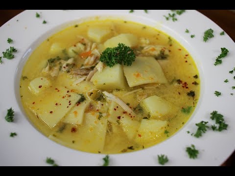 Pileshka Supa! Bulgarian Chicken Noodle Soup with Buttermilk!What?