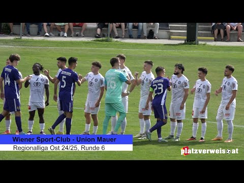 Highlights Wiener Sport-Club - Union Mauer, Regionalliga Ost 24/25
