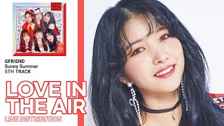 여자친구 (GFRIEND) - Love In The Air Line Distribution