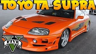 Toyota Supra Paul Walker (Fast and Furious) Paintjob - GTA5-Mods.com