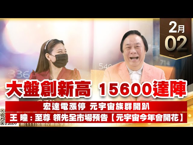 【王者至尊】 王曈 0202《【大盤創新高 15600達陣】》宏達電⊕ 威盛⊕ 位速⊕ 建達⊕ ，譜瑞創新高，今天發出第15個紅包  |  加入line@ king5588