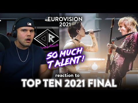 First Time Reaction EUROVISION TOP TEN 2021 (WOW!) | Dereck Reacts