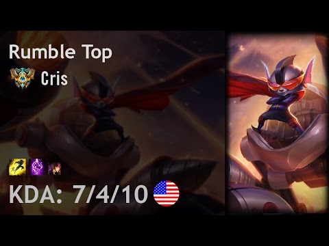 Rumble Top vs Ryze - Cris - NA Challenger Patch 6.22
