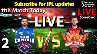 Live IPL 2020 || DC Vs SRH Live Match || DD Sports Live || Delhi Vs Hyderabad | 2