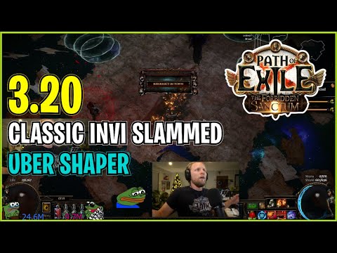 ⚡ POE 3.20 ⚡ Quin69 - Classic invi slammed - Uber Shaper