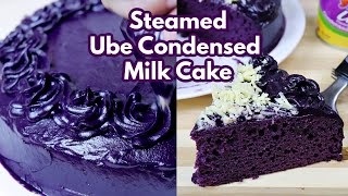 Ube Cake (Steamed Ube Condensed Cake with Ube Yema Frosting) (NO OVEN NEEDED)