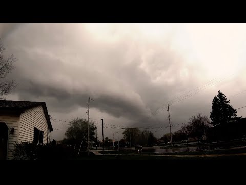 Shelf cloud/storm time lapse - Michigan ￼