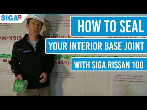 How to Seal Your Interior Base Joint with SIGA Rissan 100