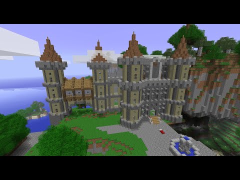 EPIC Castle Build in Minecraft Beta 1.7.3! LET'S GO!