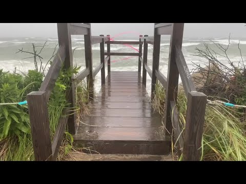 Video Now: Conditions on Block Island from Tropical Storm Henri