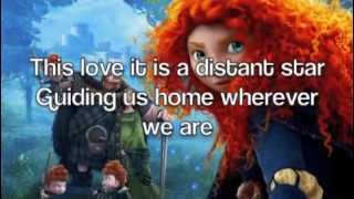 Brave - Into the Open Air  LYRICS ON SCREEN