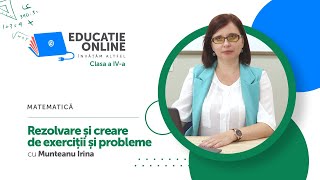 Rezolvare și creare de exerciții și probleme