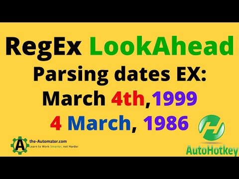Grabbing a date from a string with Regex  Look ahead