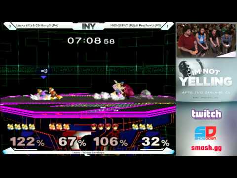 INY Day 1 - Teams - Winner Semifinals: Lucky & C9 Mang0 vs MIOM|SFAT & PewPewU