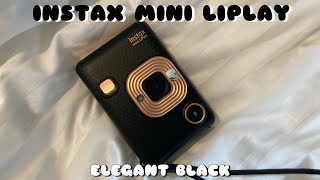 ˚₊·♡ 인스탁스 미니 리플레이 언박싱 📷/사용법 / 엘레겐트 블랙 / 폴라로이드 카메라 / instax mini liplay / 래렬