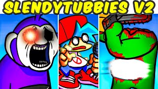 Cover art for fnf slendytubbies v2
