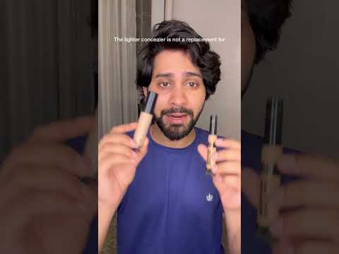 Should your concealer be 1 or 2 shades lighter? #makeup #darkcircles #concealer