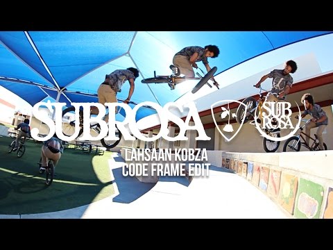 Lahsaan Kobza - Code Frame - Subrosa Brand BMX