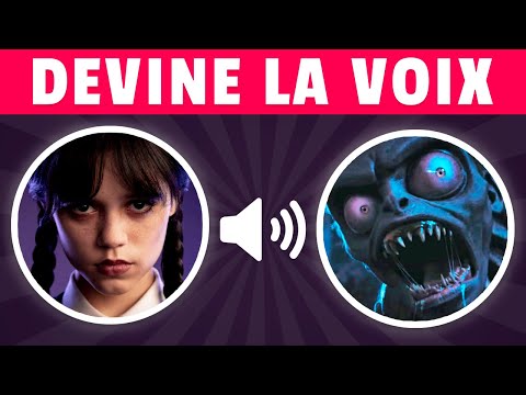 Devine les personnages de MERCREDI Ă partir de leur voix...!