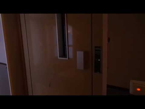 Old Schindler traction elevator/lift in Palokorvenkatu 15A, Kerava