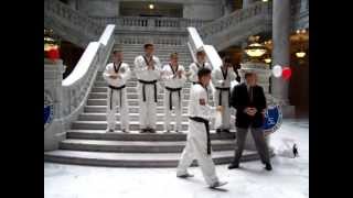 preview picture of video 'East West Martial Arts Tae Kwon Do Black Belt Advancement Presentation'